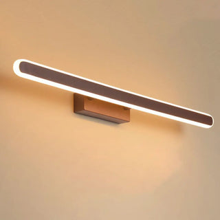 Pink Modern Rectangular Metal Bathroom Vanity Light Zawala Image - 8