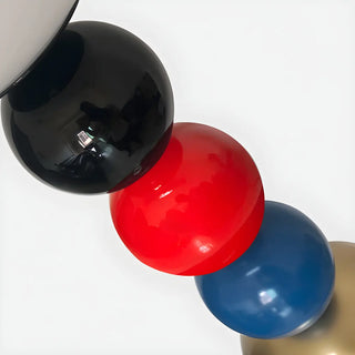 Colorful Round Ball Glass LED Modern Floor Lamp Zawala Image - 12