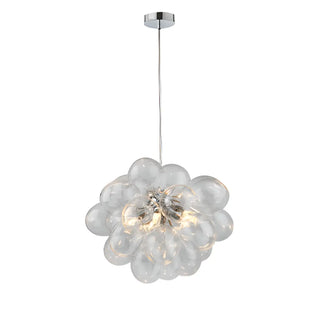 ZOWALA - Modern Colorful Glass Orb Chandelier Image - 11