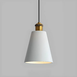ZOWALA - Colorful Cone Pendant Light Set Modern Metal Design Image - 21