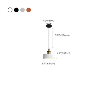 ZOWALA - Colorful Cone Pendant Light Set Modern Metal Design Image - 31