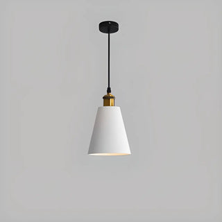 ZOWALA - Colorful Cone Pendant Light Set Modern Metal Design Image - 5