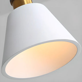 ZOWALA - Colorful Cone Pendant Light Set Modern Metal Design Image - 9