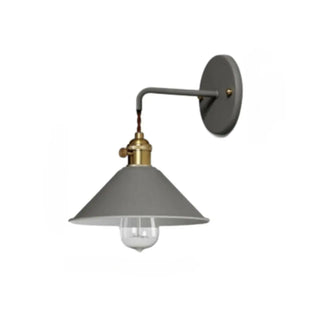 Colorful Modern Industrial Cone Metal Wall Sconce Zawala Image - 13