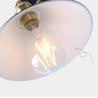 Colorful Modern Industrial Cone Metal Wall Sconce Zawala Image - 16