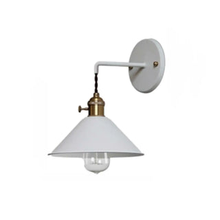 Colorful Modern Industrial Cone Metal Wall Sconce Zawala Image - 5