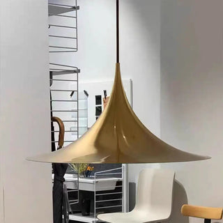 Modern Cone Metal Pendant Light for Kitchen Black Zawala Image - 7