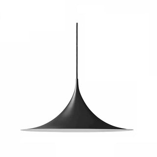 Modern Cone Metal Pendant Light for Kitchen Black Zawala Image - 8