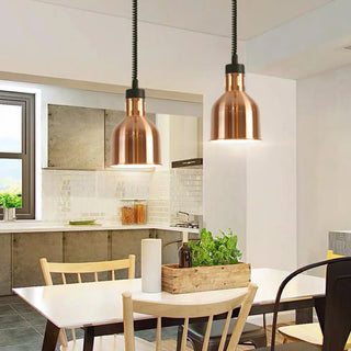 ZOWALA - Modern Colorful Cone Metal Dining Room Pendant Light Image - 1