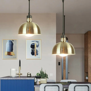 ZOWALA - Modern Colorful Cone Metal Dining Room Pendant Light Image - 2