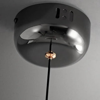 ZOWALA - Modern Copper Clear Acrylic Pebble Pendant Light Image - 10