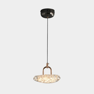 ZOWALA - Modern Copper Clear Acrylic Pebble Pendant Light Image - 7