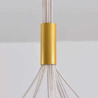 ZOWALA - White Pumpkin Resin Cluster Living Room Bubble Chandelier Image - 11