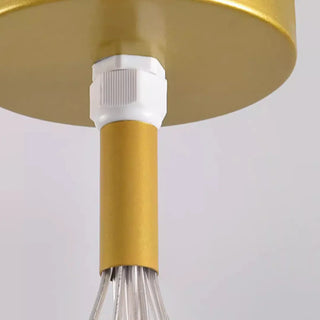 ZOWALA - White Pumpkin Resin Cluster Living Room Bubble Chandelier Image - 12
