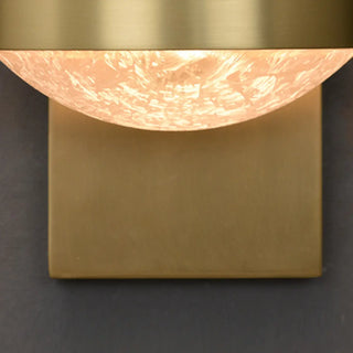 Modern Black Metal Frosted Glass Globe Wall Sconce Zawala Image - 16