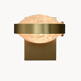 Modern Black Metal Frosted Glass Globe Wall Sconce Zawala Image - 7