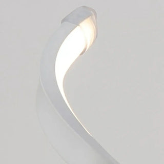 Artistic Spiral Wooden Acrylic Shade LED Table Lamp Zawala Image - 8