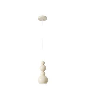 Modern Bedroom Beaded Cream Globe Pendant Light Zawala Image - 8