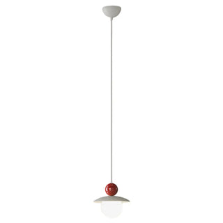 ZOWALA - Modern Cream Resin White Globe Bedroom Pendant Light Image - 14