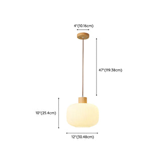 Modern White Glass Pendant Light Cylinder Dining Room Zawala Image - 12