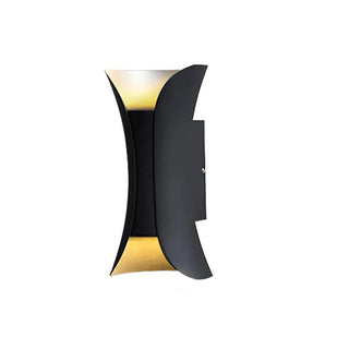 Waterproof Cruve Modern Exterior Up Down Wall Light Zawala Image - 9