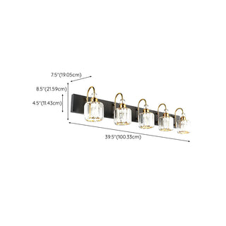 ZOWALA - Modern Crystal Metal Vanity Light Image - 20