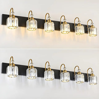 ZOWALA - Modern Crystal Metal Vanity Light Image - 6