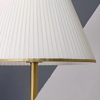 Contemporary Fabric Shade Crystal Base Table Lamp Zawala Image - 14