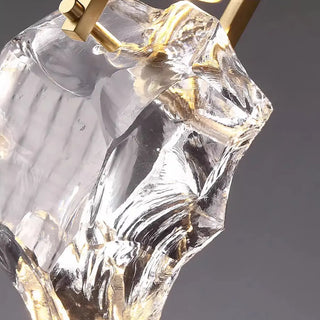 ZOWALA - Modern Crystal Gold Adjustable Pendant Light Image - 19