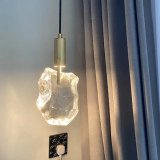 ZOWALA - Modern Crystal Gold Adjustable Pendant Light Image - 2