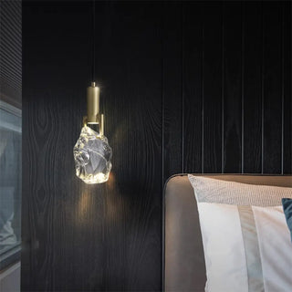 ZOWALA - Modern Crystal Gold Adjustable Pendant Light Image - 5