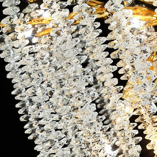 Luxury Crystal Branch Gold LED Wall Sconce Light Zawala Image - 10