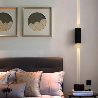 ZOWALA - Modern Outdoor Waterproof Rectangle Up Down Wall Light Image - 1