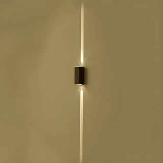 ZOWALA - Modern Outdoor Waterproof Rectangle Up Down Wall Light Image - 9