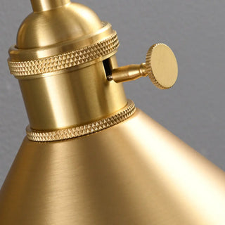 ZOWALA - Modern Gold Metal Cone Wall Light Image - 11