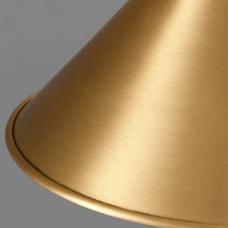 ZOWALA - Modern Gold Metal Cone Wall Light Image - 9