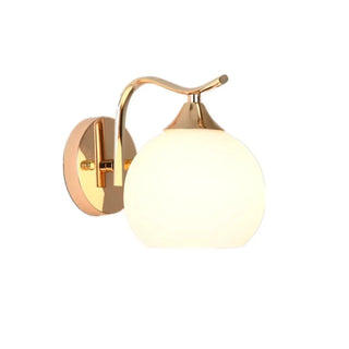 Elegant Gold Globe Vanity Wall Sconce Light Zawala Image - 11