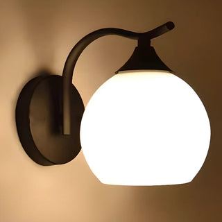 Elegant Gold Globe Vanity Wall Sconce Light Zawala Image - 6