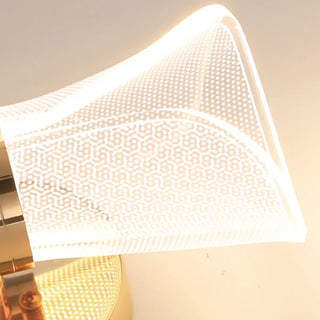 Exquisite Gold Sculptural Design Bedroom Wall Sconce Zawala Image - 11