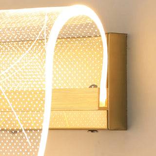 Exquisite Gold Sculptural Design Bedroom Wall Sconce Zawala Image - 13
