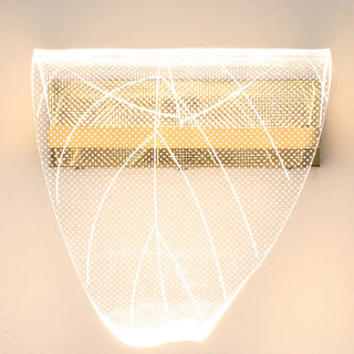 Exquisite Gold Sculptural Design Bedroom Wall Sconce Zawala Image - 14