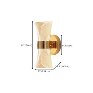 Exquisite Gold Sculptural Design Bedroom Wall Sconce Zawala Image - 18