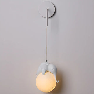 Kid's Room Cute Panda White LED Metal Wall Sconce Zawala Image - 4