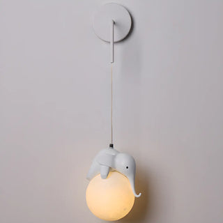 Kid's Room Cute Panda White LED Metal Wall Sconce Zawala Image - 9