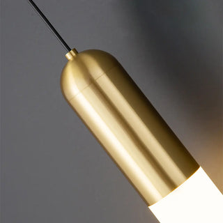 Simple Cylinder Gold Metal Hanging Wall Sconce Light Zawala Image - 11