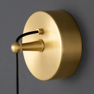 Simple Cylinder Gold Metal Hanging Wall Sconce Light Zawala Image - 12