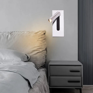 Rotatable Cylinder Bedside Reading Wall Light Sconce Zawala Image - 1