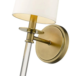 ZOWALA - Modern Cylindrical Fabric Wall Light Image - 13
