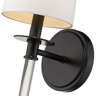 ZOWALA - Modern Cylindrical Fabric Wall Light Image - 14