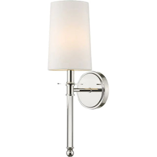 ZOWALA - Modern Cylindrical Fabric Wall Light Image - 3